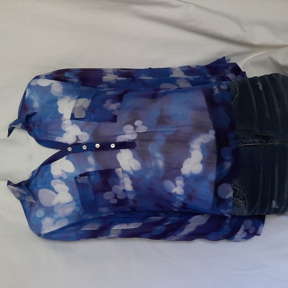 SHEER BLOUSE - Picture 1 of 4